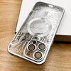 iPhone  Clear Case Protective Magnetic Plating Cool Cover